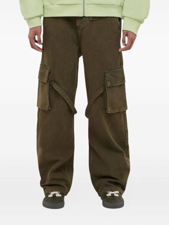 Flaneur cargo cotton trousers - men - Cotton - S - Brown