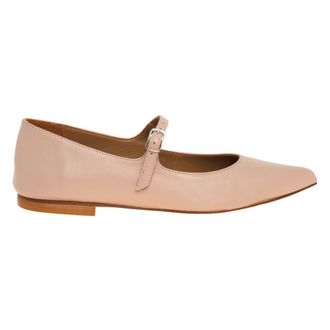 Anna F. Dames, Schoenen, Beige, Maat: 37 1/2 EU Leer