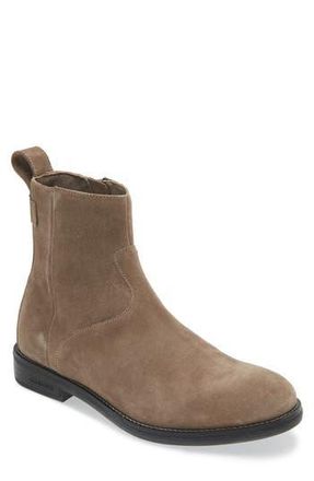 AllSaints Hollow Zip Leather Boot in Taupe at Nordstrom Rack, Size 9