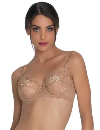 Lise Charmel Womens Deesse En Glam Full Cup Bra - Beige Polyamide - Size 32B