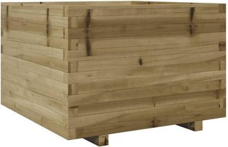 vidaXL Garden Planter 70x70x49.5 cm Impregnated Wood Pine Vidaxl