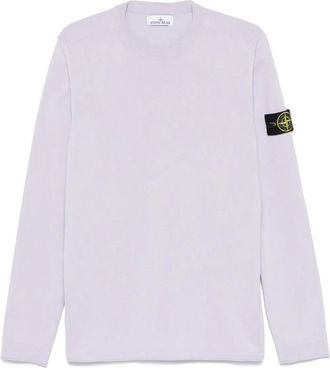 Stone Island Maglione con applicazione Compass - Viola