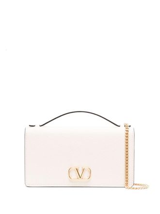 Valentino Garavani Portemonnee met ketting - Beige