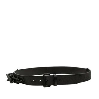Louis Vuitton Pre-owned Vintage Leather Belt - Heren - Pre-owned - Zwart - Maat: ONE Size Leer