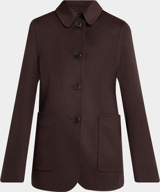 The Row Tiras Cashmere SIngle-Breasted Jacket