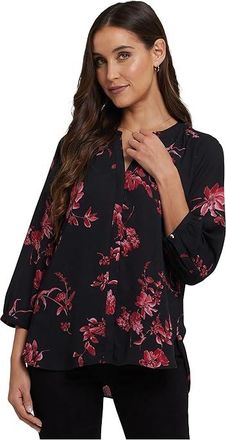 NYDJ Pintuck Blouse Womens Clothing Vivienne : LG (US 12-14), Polyester
