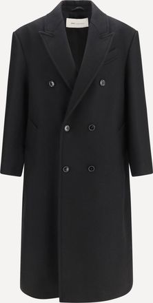 Ami Long double breasted wool Coat Male 46