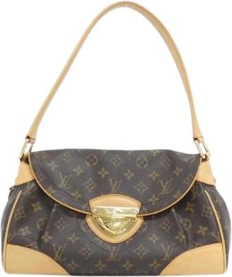 Louis Vuitton Pre-owned Shoulder Bags, female, Brown, Size: ONE SIZE Pre-owned Canvas Shoulder Bag