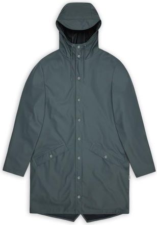 Rains Long Jacket W3 Regenmantel - Unisex | grau