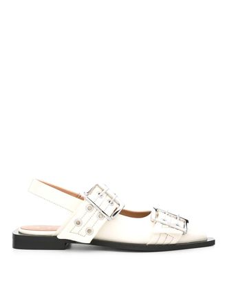Ganni Buckle Ballerina