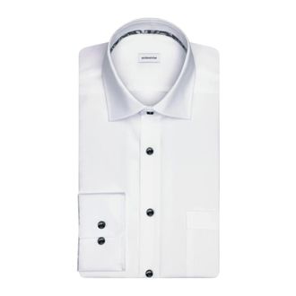 Seidensticker Heren, Overhemden, Wit, Maat: XL