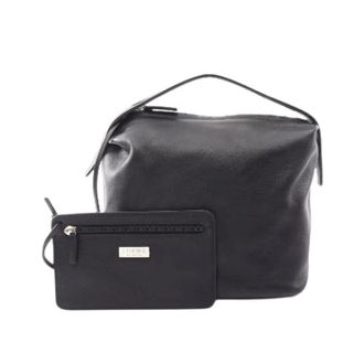 Loewe Pre-owned Leren Handtas - Dames - Pre-owned - Zwart - Maat: ONE Size Leer