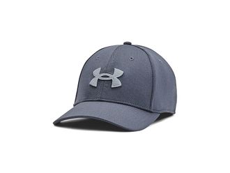Under Armour Blitzing Mens Hat Caps Downpour Gray/Harbor Blue : XL-2XL, Polyester