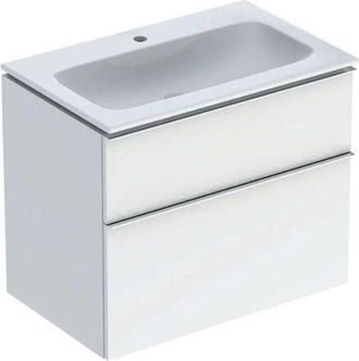 Keramag Keramag - Geberit Icon Set Mueble Lavabo Con Mueble Bajo Lavabo, 2 Cajones