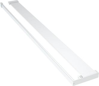 vidaXL Shower Shelf for Walk-in Shower Wall Chrome 100 cm Aluminium Vidaxl