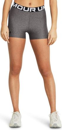 Under Armour HeatGear Shorts in Charcoal Heather/Black at Nordstrom, Size Xx-Large