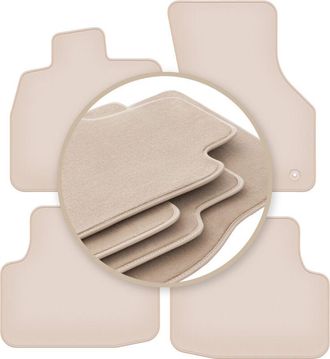 OEM Alfombrillas Beige Premium Para: Skoda Octavia Iv A7 Sed&aacute;n, Familiar, Variante, Liftback 2020