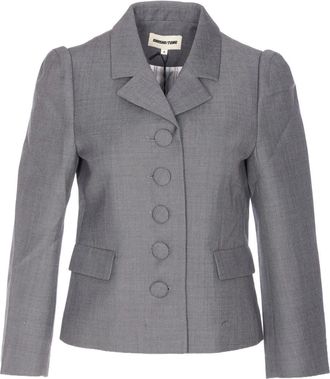 Shushu/Tong Jack met knopen en revers - Grijs