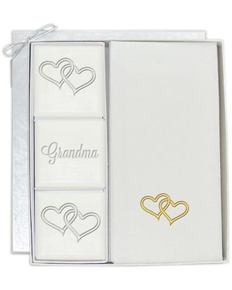 Carved Solutions Double Hearts For Grandma Soap And Towel Set