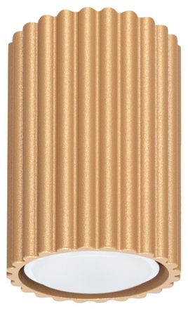 Sollux Lighting Design Deckenlampe Karbon &oslash; 6.5 x 10 cm - Gold ARCHIVIERT