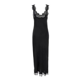Gold Hawk Miley Long Dress - Dames - Casual kleedjes - Zwart - S - Nylon - Kleedjes