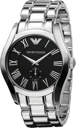 Emporio Armani Accessoires, Heren, Grijs, ONE Size, Klassiek Horloge
