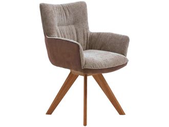 Schubiger M&ouml;bel Armlehnstuhl Pancho Eiche Massiv