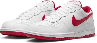 Nike Big Nike Low Basketball Sneaker in White/Gym Red at Nordstrom Rack, Size 10.5