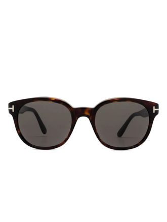Tom Ford Eyewear tortoiseshell-pattern sunglasses - unisex - Acetate - One Size - Brown