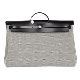 Herm&egrave;s Pre-owned Herbag (50) ZIP Cabine - unisex - Herm&egrave;s Vintage - Vintage Tote Bags - Beige - ONE SIZE - Pre-owned