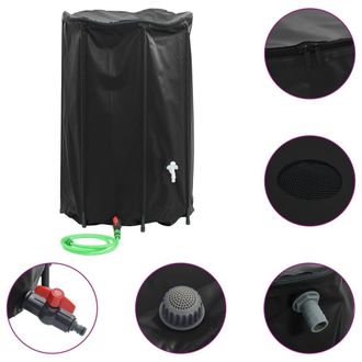 vidaXL Dep&oacute;sito De Agua Plegable Con Grifo Pvc 1000 L Vidaxl