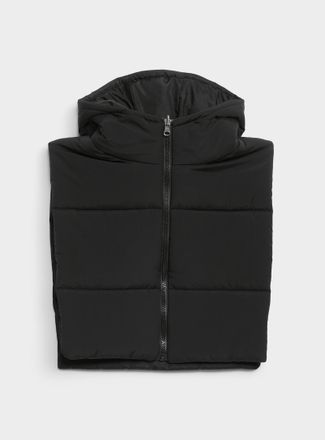Simons Womens Quilted bib-hood
