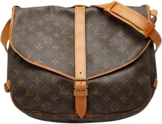 Louis Vuitton Pre-owned Cross Body Bags, female, Brown, Size: ONE SIZE Pre-owned Vintage Monogram Shoulder Bag