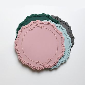 OEM Juego De 7 Manteles Individuales Redondos Decorativos, Accesorios De Cocina