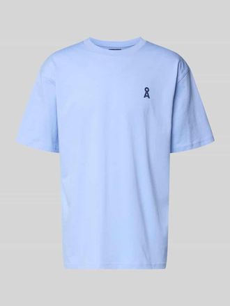 Armedangels Armedangels Relaxed Fit T-Shirt aus reiner Baumwolle Modell MAARKOS in Hellblau, Gr&ouml;&szlig;e XXL
