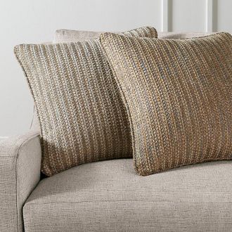 Frontgate Keaton Pillow Cover - Waterfall - Frontgate