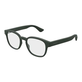 Gucci Gg1343O Optical Frame - male - Gucci - Glasses - Green - 49 MM - Accessories