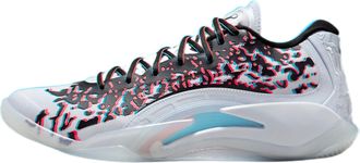 Nike Jordan Zion 3 Mens Shoes (DR0675-106, White/University RED/Cement Grey), Football Grey/Black, 12 UK