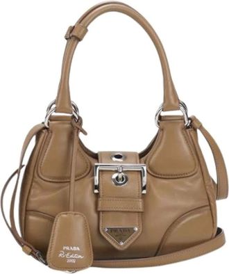 Prada Pre-owned Handbags, female, Brown, Size: ONE SIZE Pre-owned Vintage Handbag