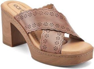 Earth Qamra Platform Sandal in Med Natural at Nordstrom, Size 8.5