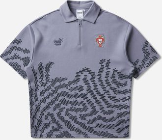Puma Men s Portugal x Salehe Bembury KING Relaxed Polo Grey Sky