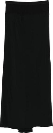 Rick Owens Midi Skirts, female, Black, XS, Lunga Skirt