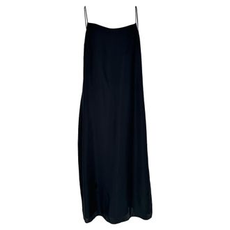 Theory Camisole Maxi Dress in Black Viscose