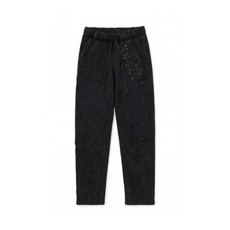 Freddy Pantaloni Sportivi da Donna con Strass Colorati