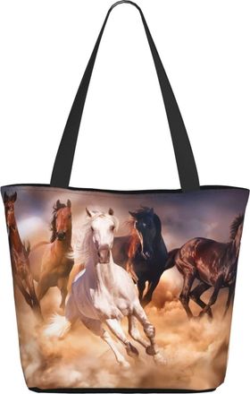 AOOEDM Running Horse Ladies Shopping Bag 13x11x7in.The Perfect ValentineS Day Gift.It Is The Best ValentineS Day Gift For Mom, Daughter, Wife,Etc
