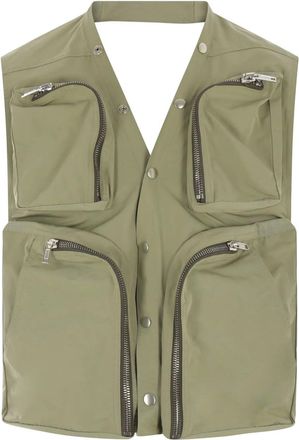 Rick Owens Gilet cargo - Verde