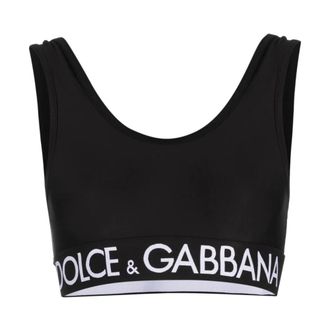 Dolce & Gabbana Top Nero - female - Dolce & Gabbana - Sleeveless Tops - Black - XS - Tops