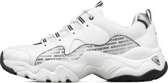 Skechers D Lites 3.0 Low-Top Running Shoes White/Black 237157-WBK
