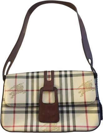 Burberry Vintage Haymarket Check Bag