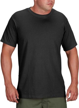 Propper Mens Pack3 Crew Neck Tees T-Shirt, Black, Medium (Pack of 3)